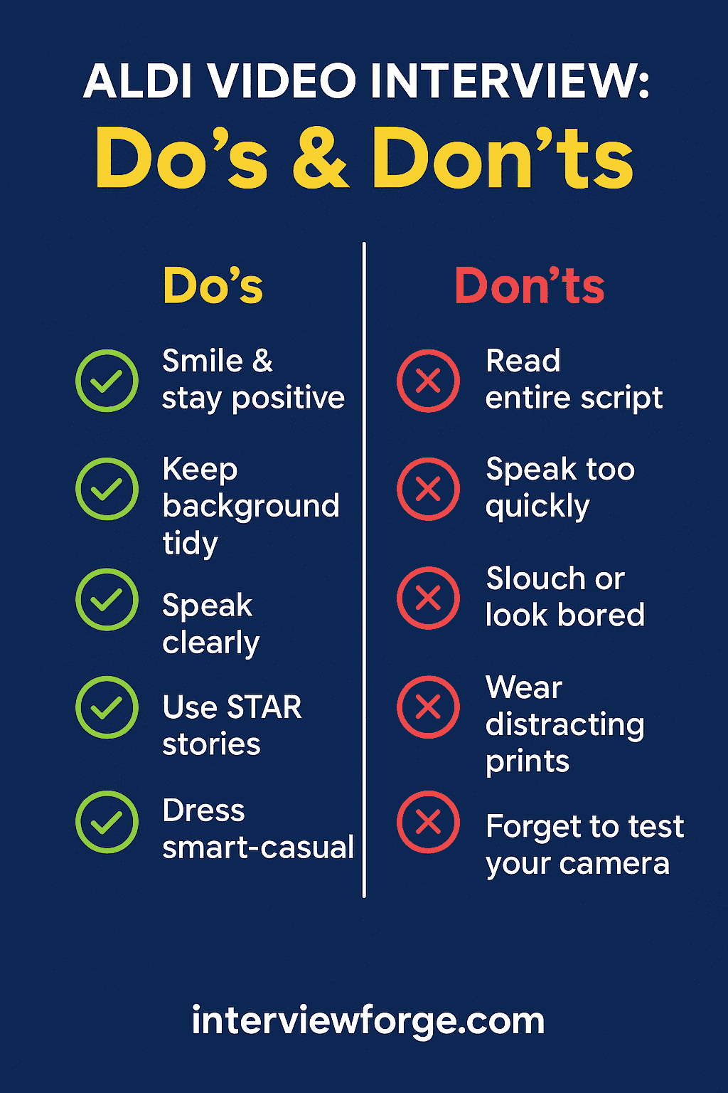 The Most Common Questions For Aldi Video Interview