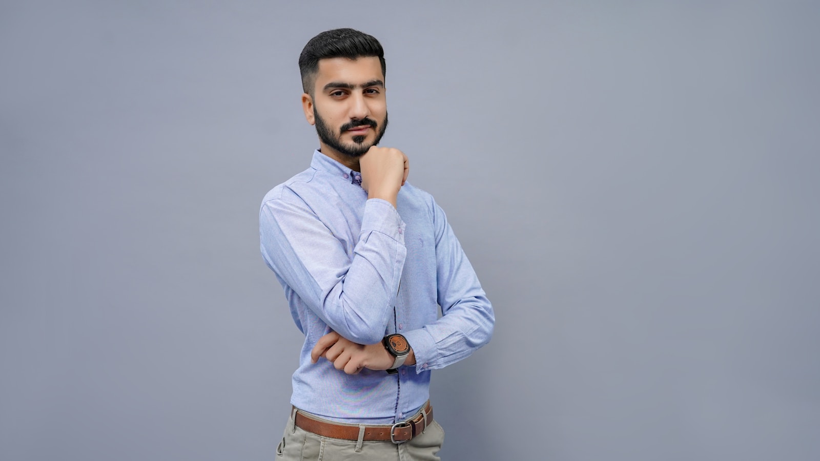 a man with his arms crossed