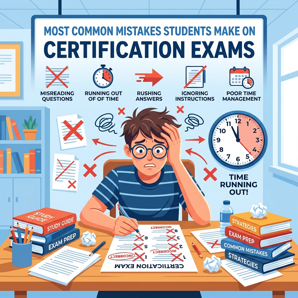 Most Common Mistakes Students Make on Certification Exams — complete guide with research tables